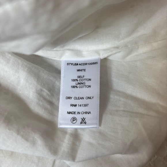 ASTR The Label Size Small Tess Dress In White Eyelet Smocked Midi Maxi Bridal - Picture 10 of 11